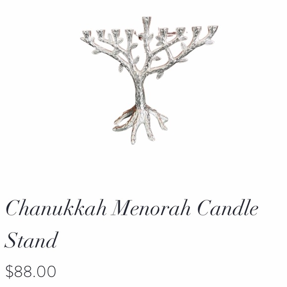 Sam Judaica Chanukah Menorah Candle Stand - Picture 6 of 6